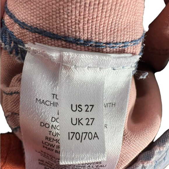 Anthropologie Pilcro The Wanderer Cross-Stitched Pants 27 - Picture 16 of 16